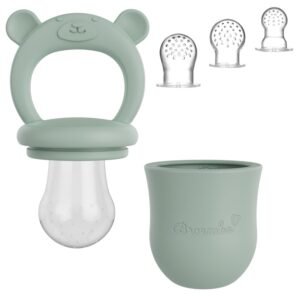 Broemba baby fruitspeen met 3 spenen in groen