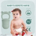 Broemba baby fruitspeen met 3 spenen in groen