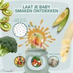 Broemba baby fruitspeen met 3 spenen in groen