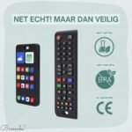 Broemba baby afstandsbediening en telefoon Bari in zwart