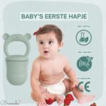 Broemba baby fruitspeen met 3 spenen in groen