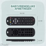 Broemba baby afstandsbediening Bern in zwart
